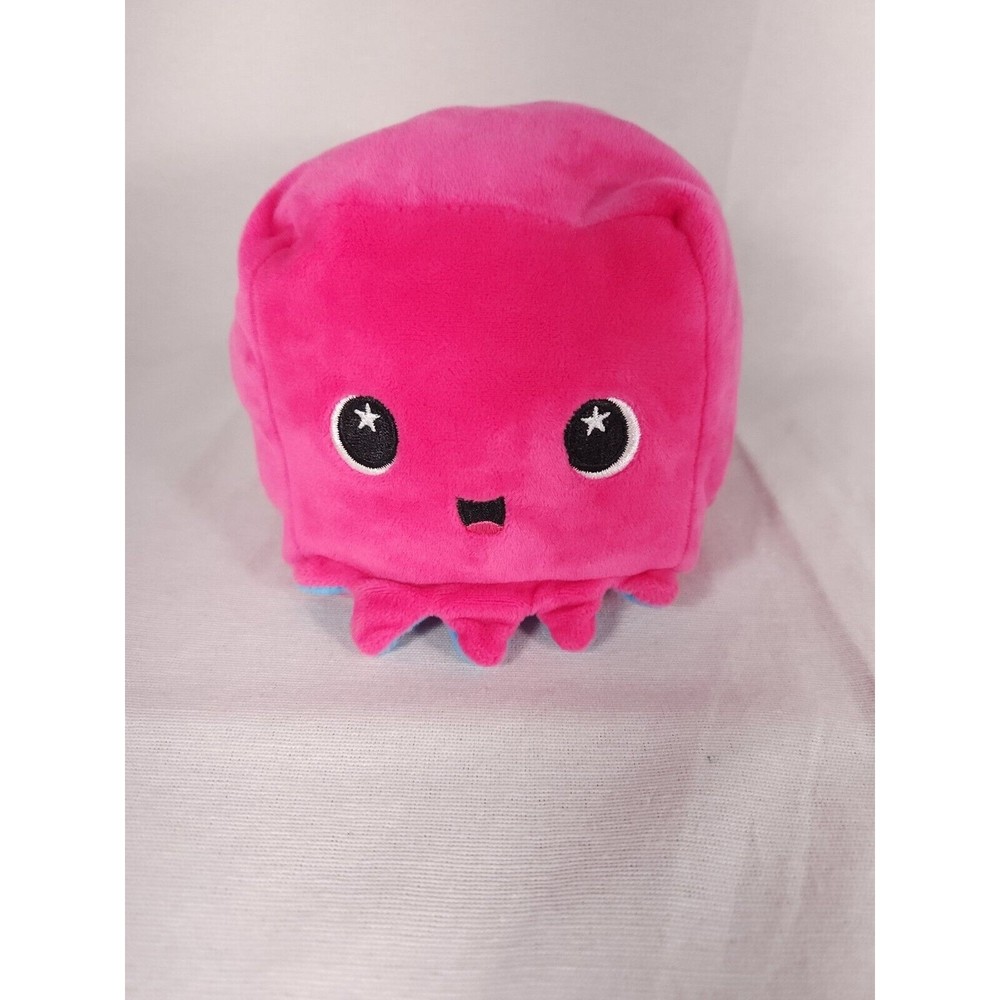 Moosh Moosh Plush Squared Eve Octopus Tie Dye Flip'ems Inside out